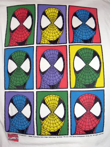 Spider-Man Andy Warhol Shirt