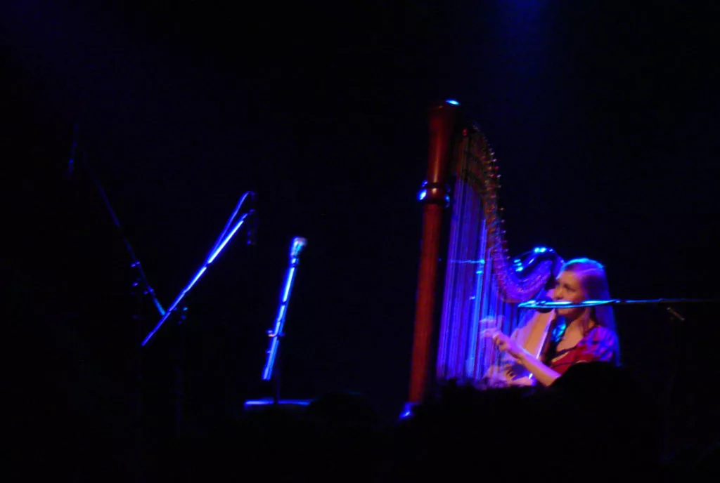 Joanna Newsom performing at the El Rey Theatre, Los Angeles, 2006