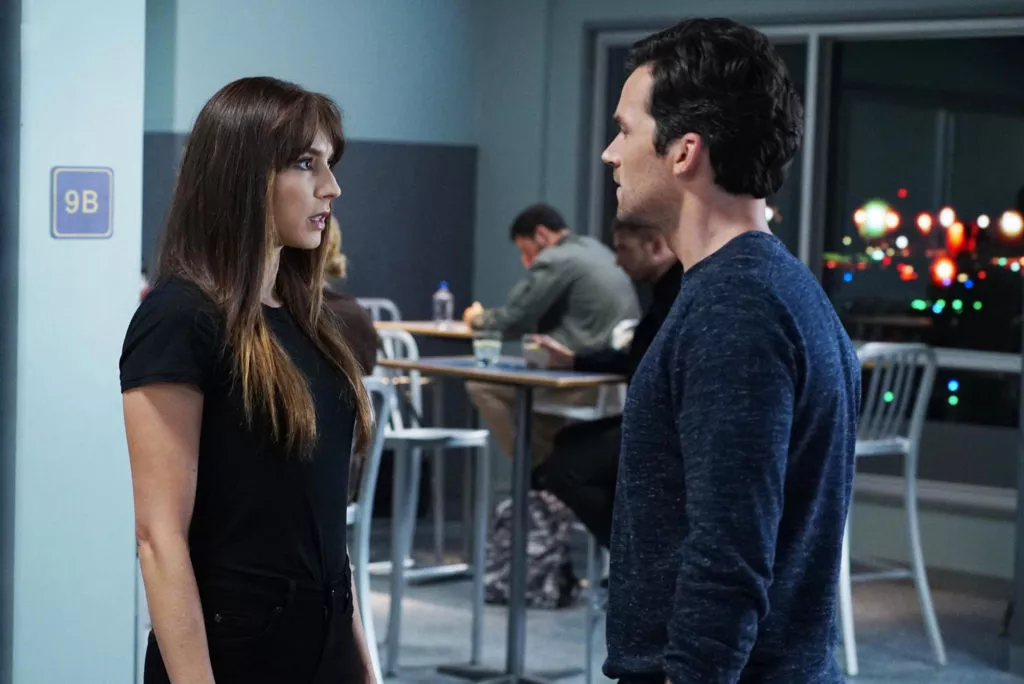 Spencer confronts Ezra in a scene from Pretty Little Liars Season 7 Episode 15.