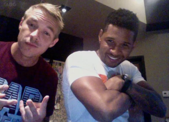 Usher and Diplo Usher and Diplo